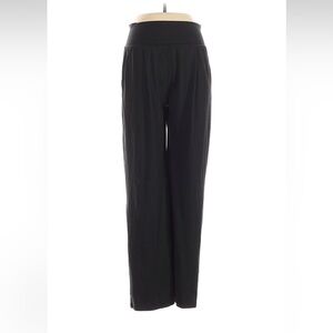 Vuori Black Womens Pants Lux At Ease Straight